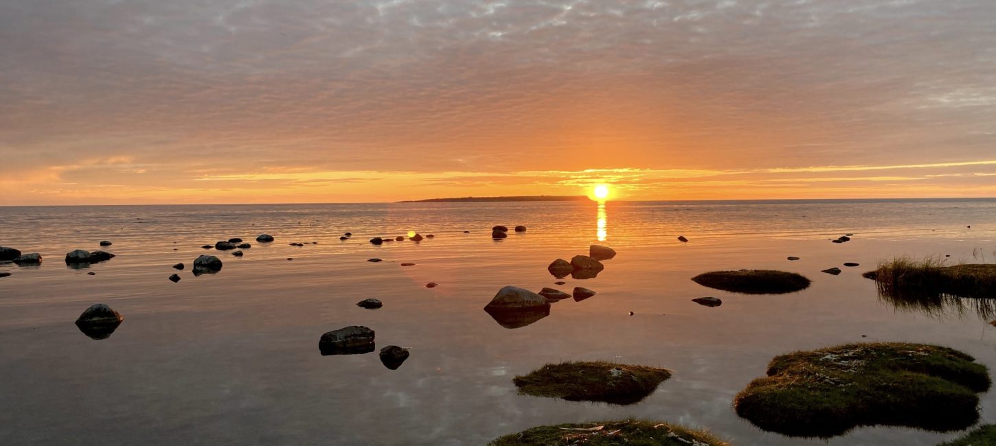 Sonnenuntergang auf Gotland - Schweden