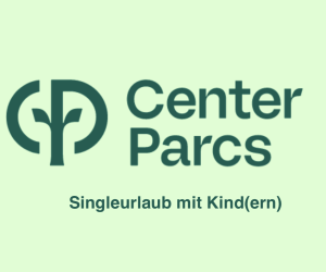Logo Center Parks Singleurlaub mit Kind(ern)